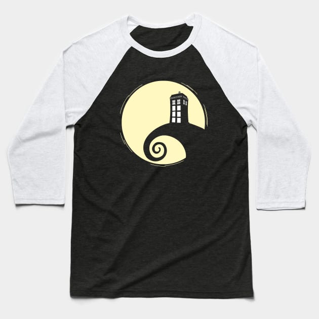 Nightmare before the Doctor Baseball T-Shirt by Zefkiel